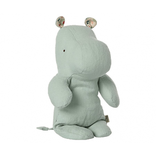 Doudou Hippopotame Light mint - Small