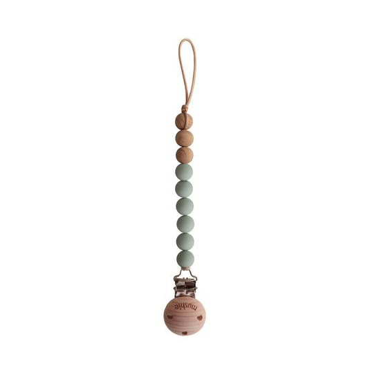 Attache tétine en bois Eva - Sage