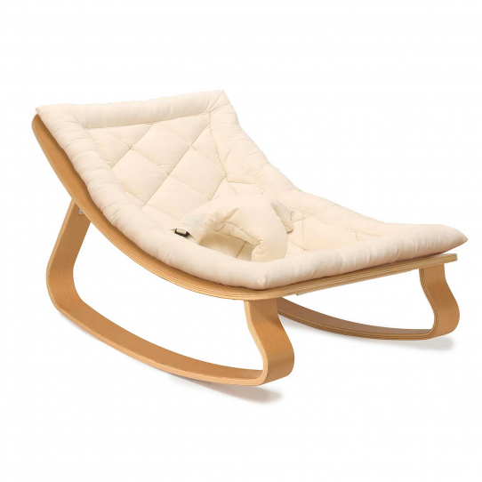 Transat bébé Levo Hêtre - Organic white