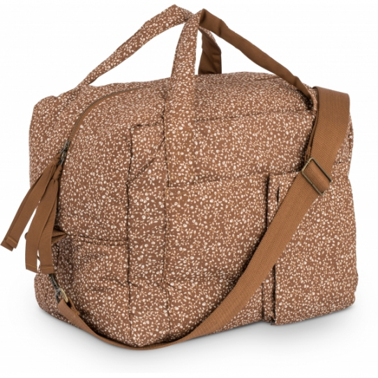 Sac à langer et matelas à langer de voyage - Blossom mist caramel