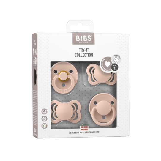 Tétines try it collection - Rose poudré