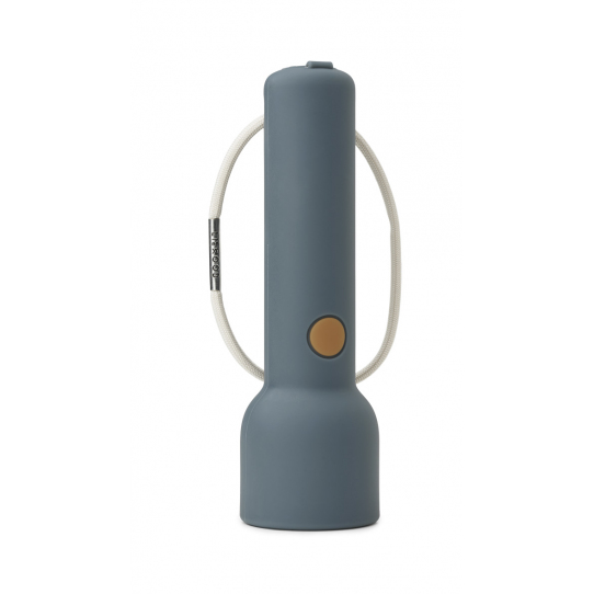 Lampe torche Gry - Bleu whale et amande