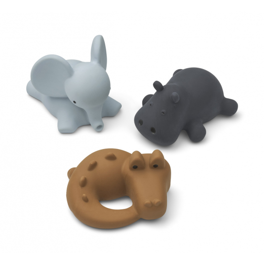 Jouet pour le bain Nori x3 - Safari bleu sea