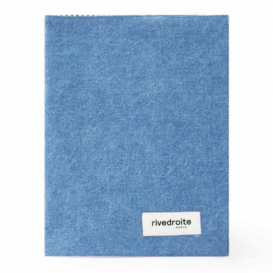 Protège carnet de santé Gabin - Denim clair