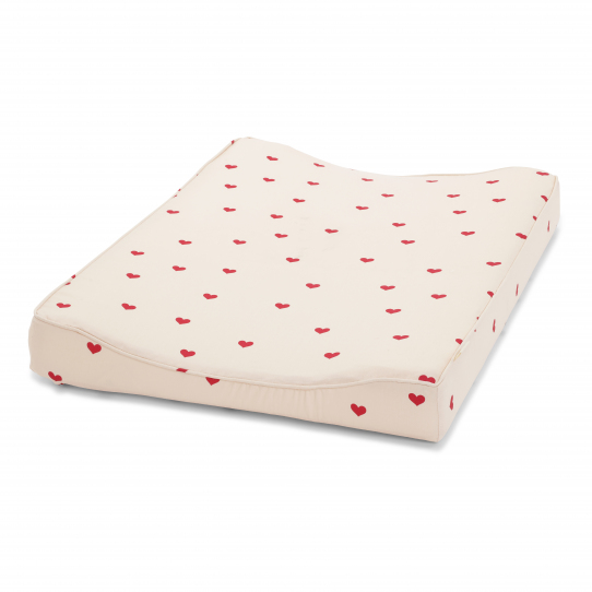 Matelas à langer - Amour rouge