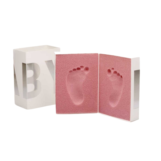 Boîte empreinte bébé - Argent