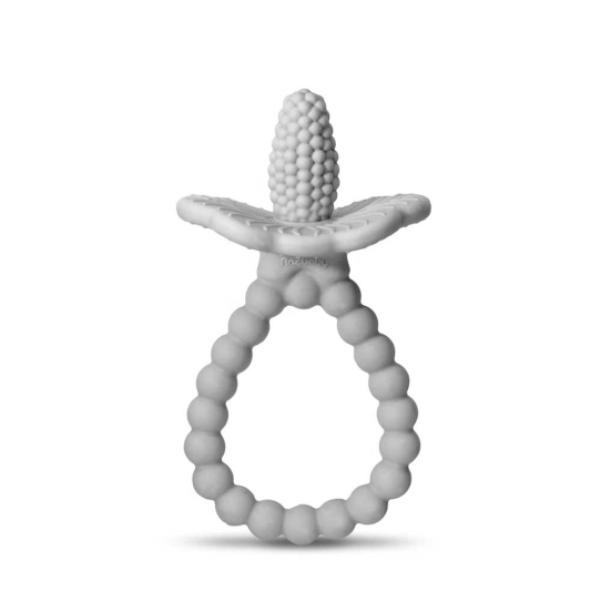 Anneau de dentition Framboise - Gris