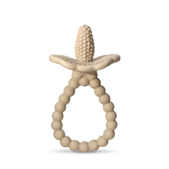 Anneau de dentition Framboise - Beige
