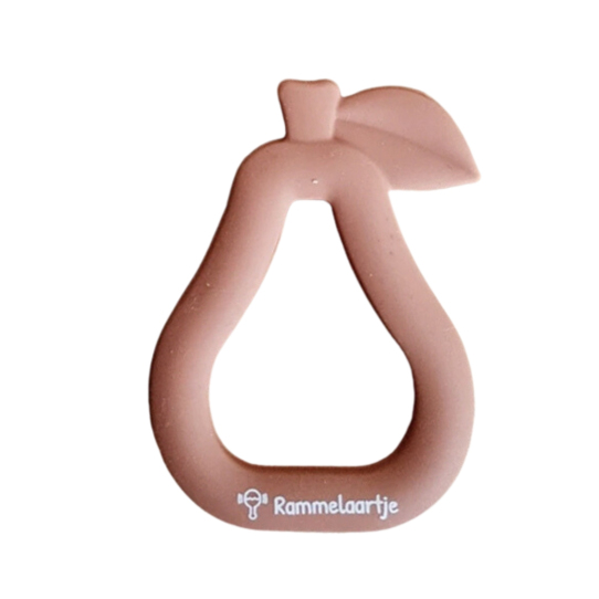 Anneau de dentition Poire - Terracotta
