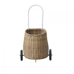 Mini panier à roulettes Luggy - Natural