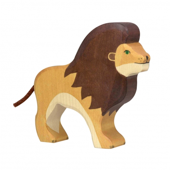 Lion en bois