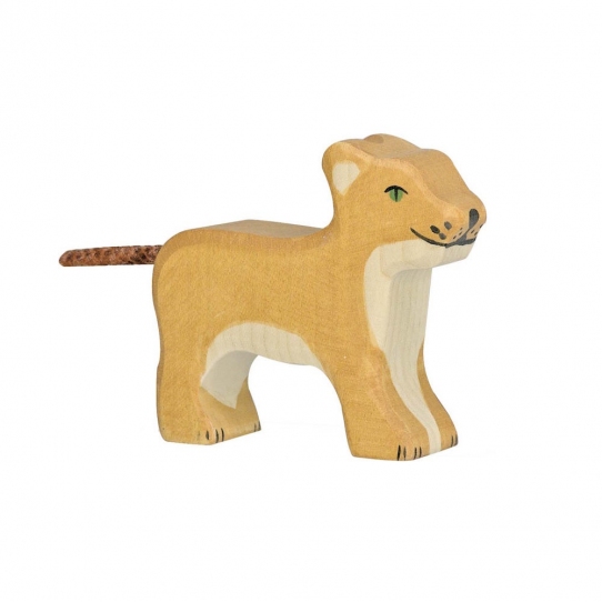 Lionceau en bois