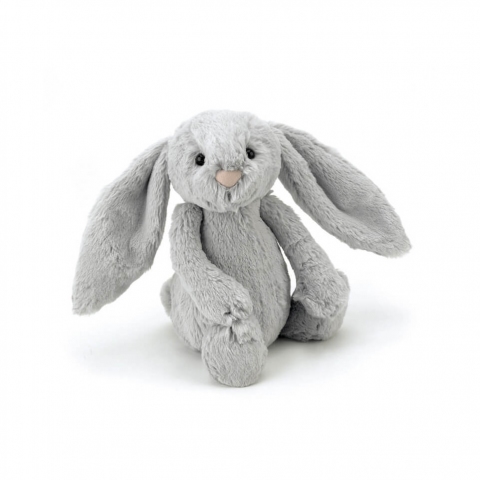 Doudou Lapin - Gris - 18 cm