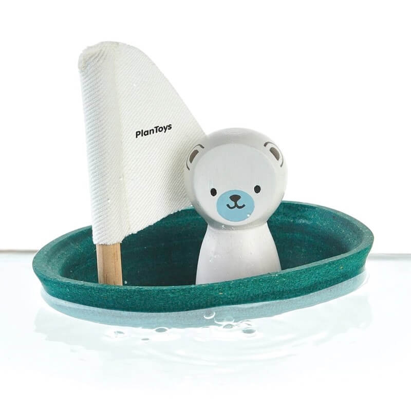 Plan Toys Jouet de bain Bateau Ours Petit Sixi me
