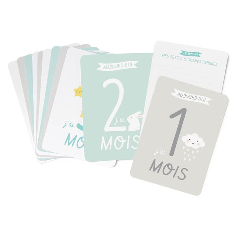 Zu Cartes Premiers Mois De Bebe Petit Sixieme Zu Cartes Premiers Mois De Bebe Petit Sixieme