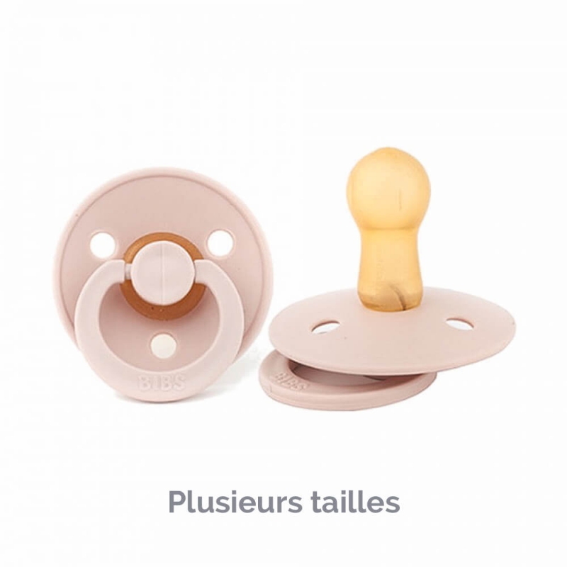 BIBS - 2 Tétines BIBS de Lux Blush et Vanille night - Petit Sixième