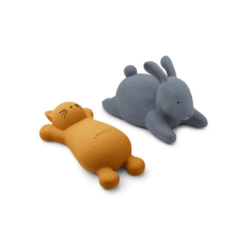 Liewood Jouet Pour Le Bain Vikky X2 Cat Mustard Petit Sixieme