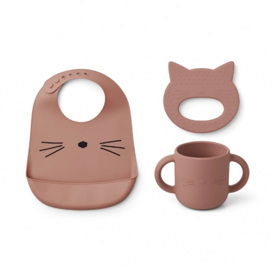 Liewood Coffret Cadeau Bebe Carol Cat Dark Rose Petit Sixieme Liewood Coffret Cadeau Bebe Carol Cat Dark Rose Petit Sixieme