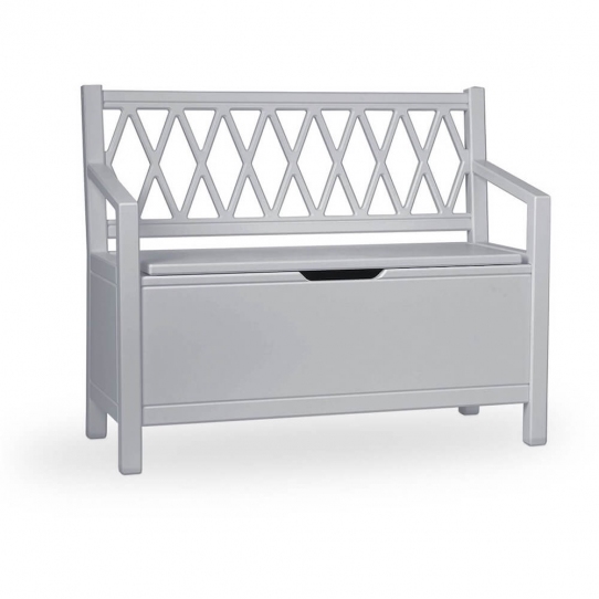 Banc coffre Harlequin - Gris