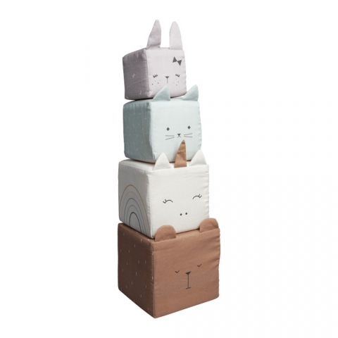 Cubes en tissu - animaux