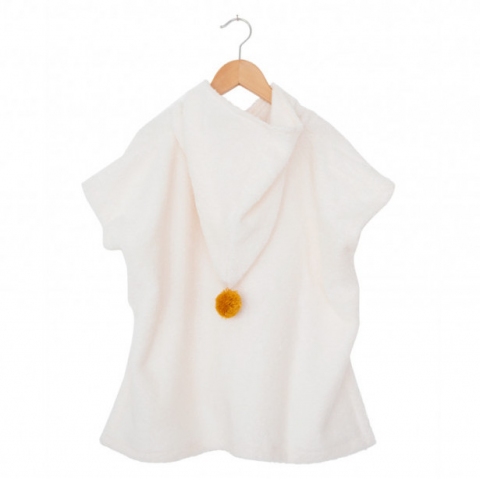 Poncho pour le bain - Blanc