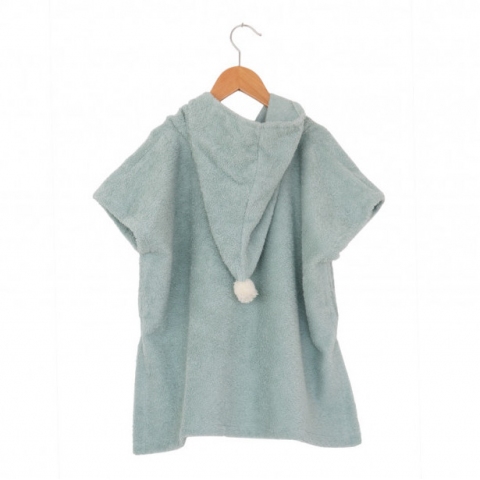 Poncho pour le bain - green