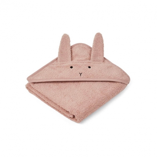Cape de bain bébé Lapin - Rose