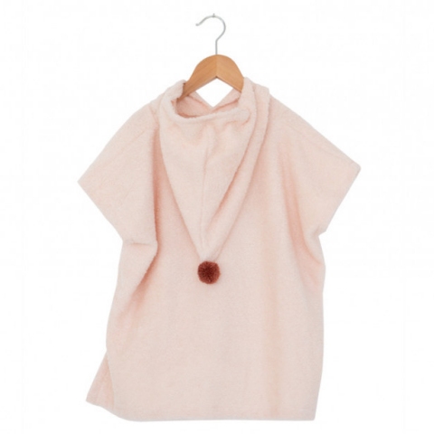 Poncho pour le bain - rose