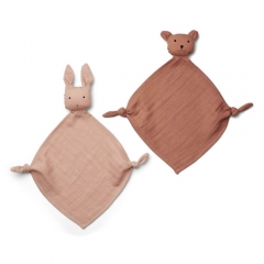 Mini Doudou Lange Yoko - Rose mix