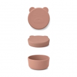 Boite en silicone Carrie - Ours rose