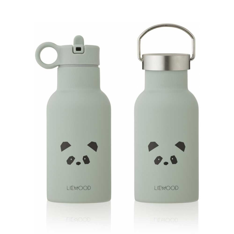 Liewood Gourde Inox Anker 350ml Panda Dusty Mint Petit Sixieme