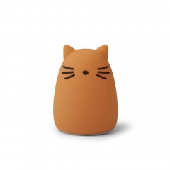Veilleuse rechargeable Winston - Chat moutarde