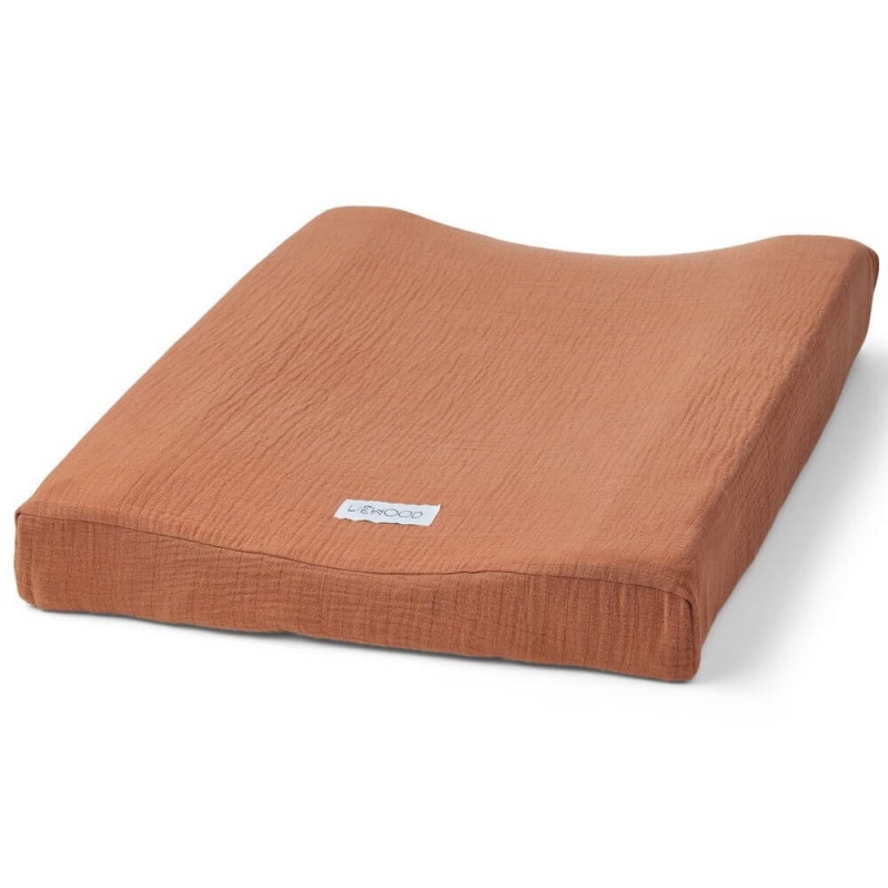Liewood Housse De Matelas A Langer Cliff Terracotta Petit Sixieme