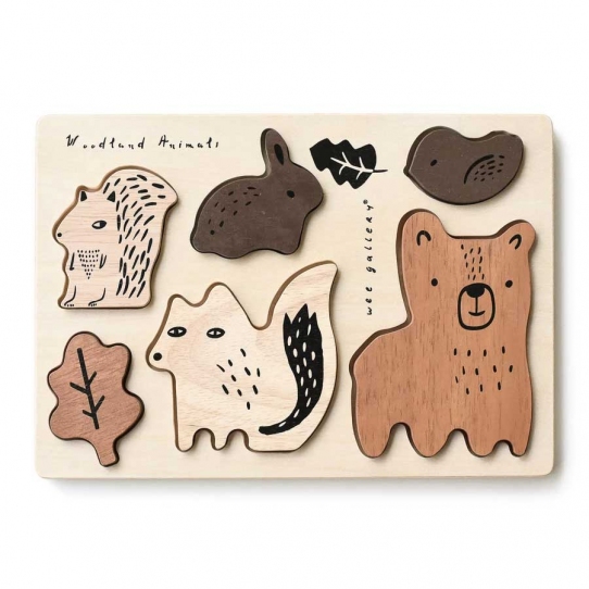 Puzzle en bois - Animaux de la Forêt