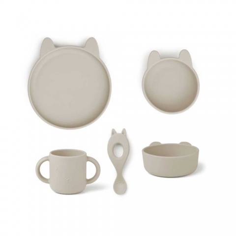 Vaisselle Silicone - Lapin beige