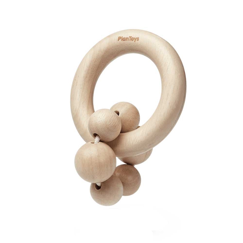 Plan Toys Hochet Perles En Bois Naturel Petit Sixieme