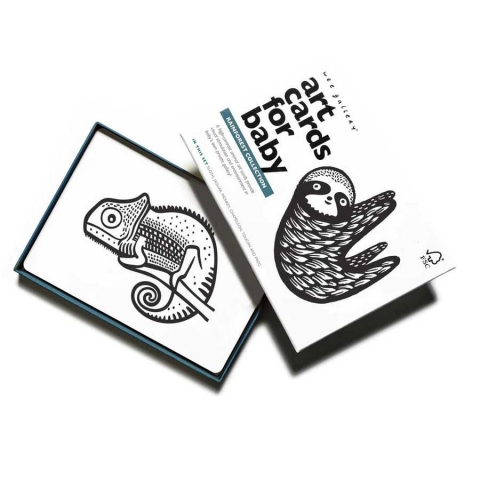 Wee Gallery Cartes D Eveil Pour Bebe Rainforest Petit Sixieme