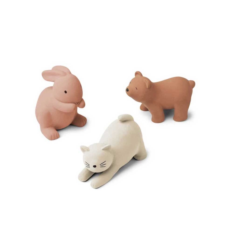 Lot De 6 Jouets Pour Bain enfant 6cm Rose & Blanc à Prix Carrefour