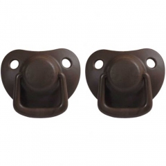 2 Tétines silicone 0/6 mois - Chocolate