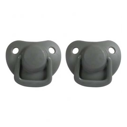 2 Tétines silicone 0/6 mois - Dark mint