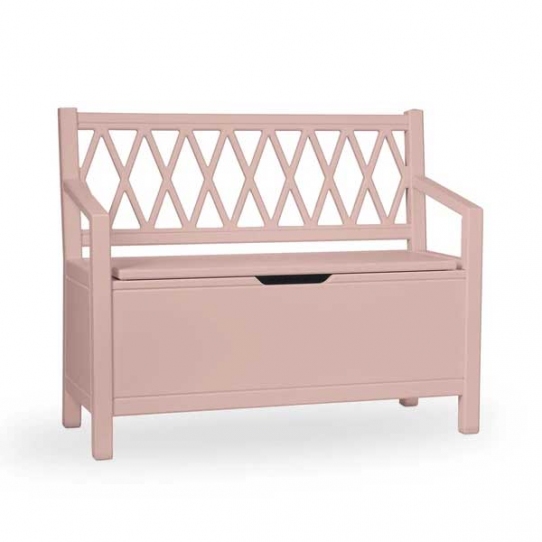 Banc coffre Harlequin - Rose