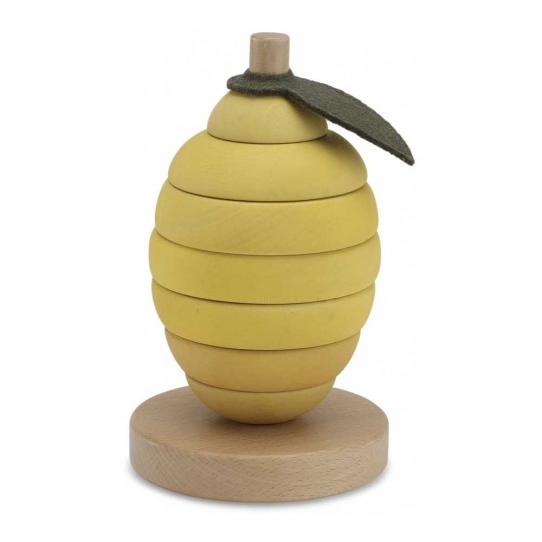 Citron en bois à empiler