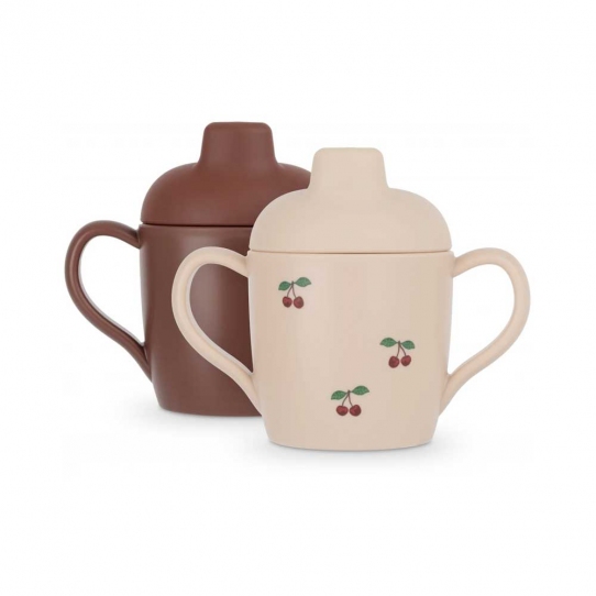 2 Tasses avec bec - Cherry