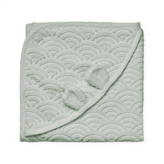 Cape de bain bébé Cam Cam - Dusty green