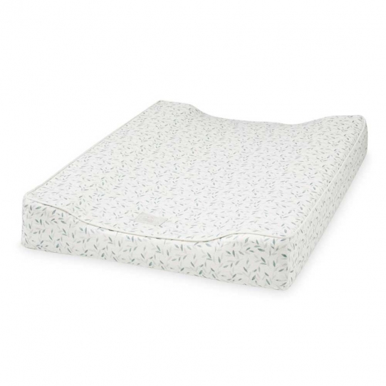 Matelas à langer - Feuilles vert