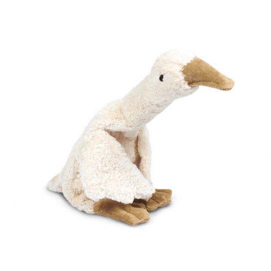 Peluche bouillotte Oie blanche - Small