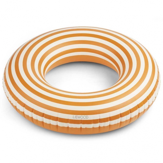 Bouée Donna - Strip mustard & creme