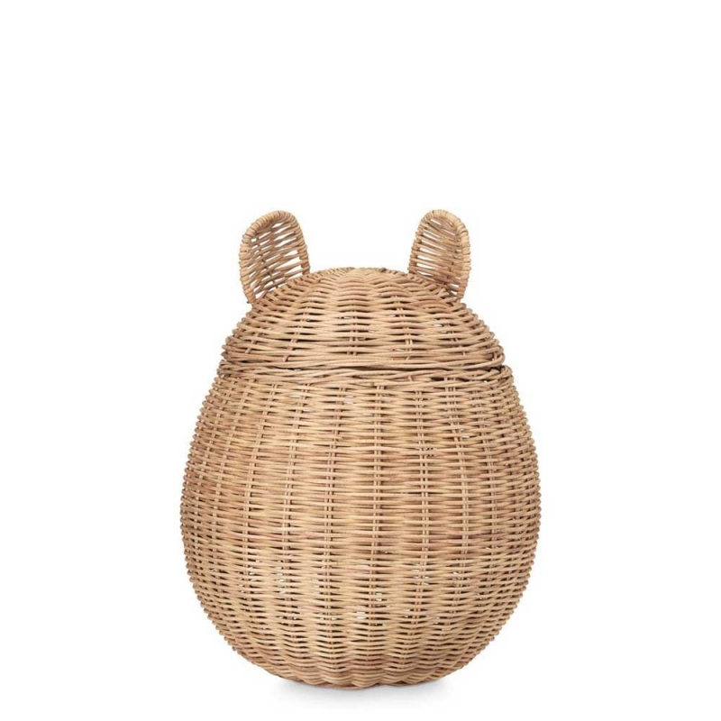 Cam Cam Copenhagen Panier Bear En Rotin Petit Sixieme