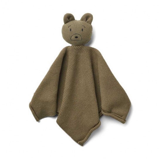 Doudou Maille Milo - Mr bear khaki