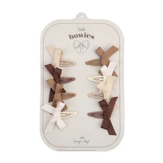8 barrettes - Caramel